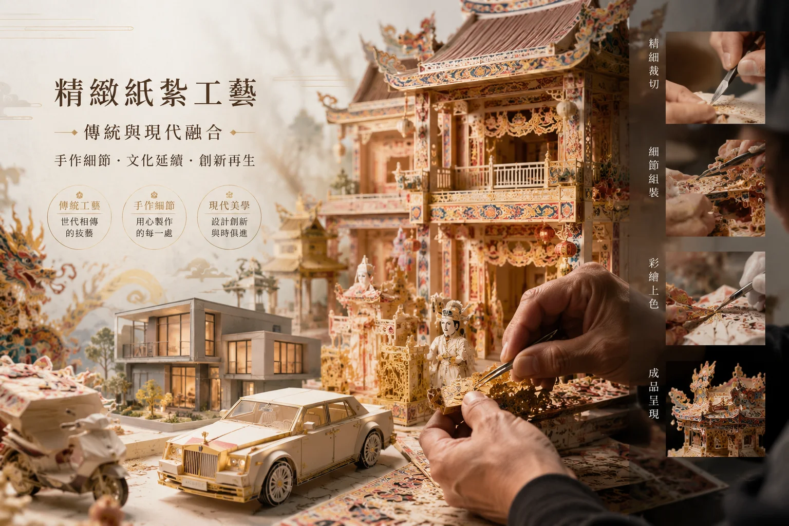 紙紮藝術意象圖
